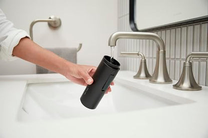 Kohler PureWash M050 Portable Bidet Sprayer, Honed Black, Travel Bidet, Compact Design for Easy Transport with Carrying Strap, Multi-setting Spray Functions, Holds Water for Up to One Minute