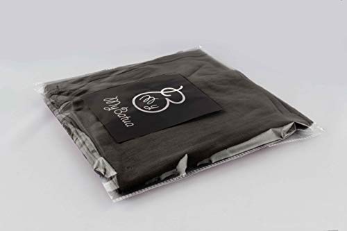 MyBatua Women's 2-Piece Al-Amira Hijab with Under Scarf/Cap/Bonnet in Soft Viscose Jersey, Ready to Wear HJ-129 - color: Black
