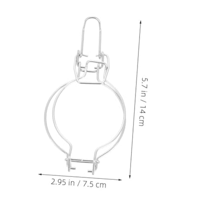COLLBATH 6pcs Wire Clamps for Mason Jars Airtight Lid Glass Jar Holders and Easy to Use Kitchen Storage Accessories for Canning and Preserving