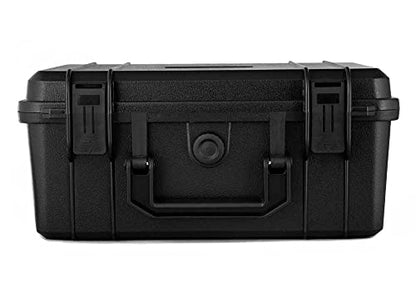 HUL 11in x 8in x 5in Waterproof Hard Case with Customizable Pluck Foam Interior for Test Instruments Compact Cameras and Tools
