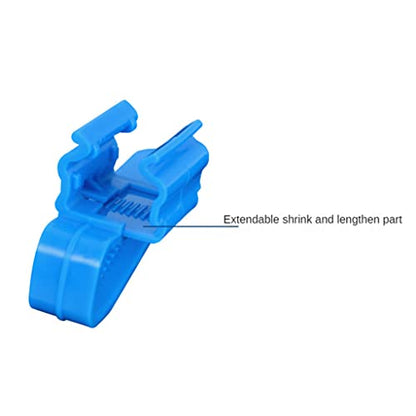 for Tank Hose Holder for Tank Adjustable Pipe Clamp Holders Aquarium Hoses Water Tube Clip Accesso Aquarium Hose Holder Clip - color: Black