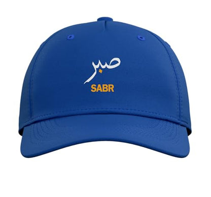 Sabr Sabar Patience Muslim Outfit Men Women Kids Adjustable Baseball Hat - color: Royal Blue