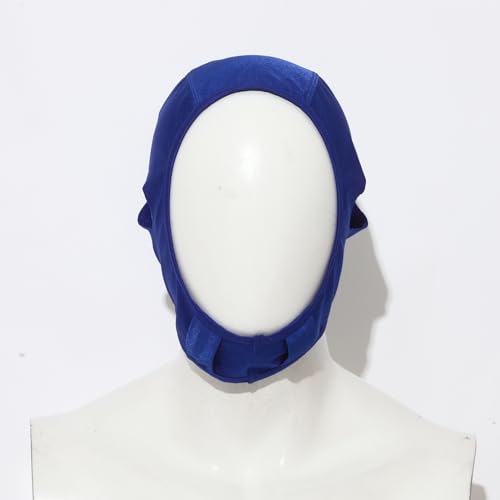 Aislor Wrestling Hair Cover Cap Wrestler Headgear for BJJ, MMA Grappling and Training, Long Hair Net Slicker - color: Royal Blue