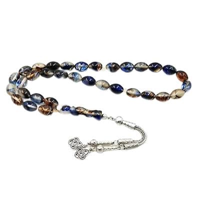 Luminous Tasbih Special Muslim Rosary Everything is New misbaha Eid Ramadan Gift Islamic masbaha 33 Prayer Beads Bracelet (9x13mm x 45beads) - size: 9x13mm x 45beads