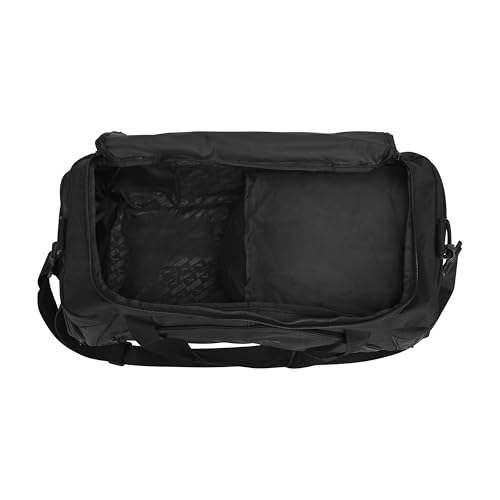 PUMA unisex-adult Accelerator Duffel Bag with Removable Strap & Shoe Pocket - color: Black