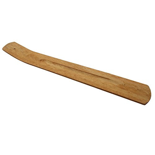 TRENDBOX 30pcs Handmade Plain Wood Wooden Incense Stick Holder Burner Ash Catcher Natural Design Buddhist - size: 30 pcs