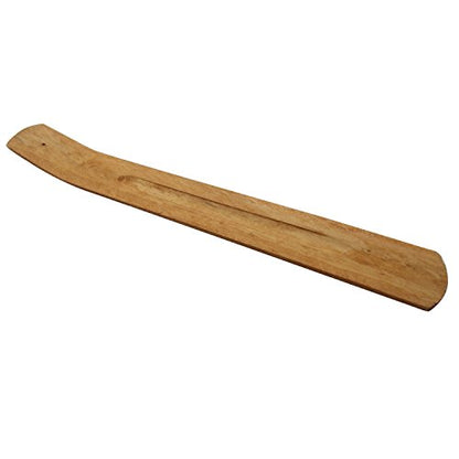 TRENDBOX 30pcs Handmade Plain Wood Wooden Incense Stick Holder Burner Ash Catcher Natural Design Buddhist (Pack of 2) - size: 30 pcs (Pack of 2)