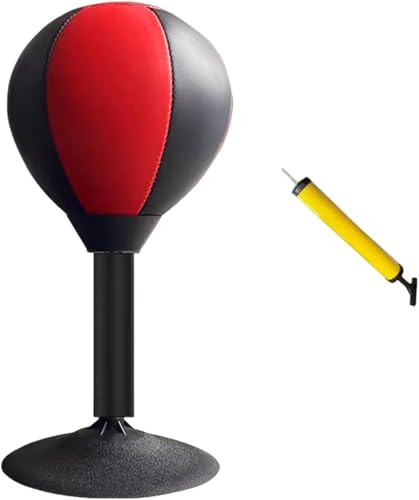 Desktop Punching Bag with Suction Cup, Upgraded Spring Desk Punching Rage Bag Stress Buster Boxing Ball Funny Stress Relief Gift Heavy Duty Stress Relief Ball for Kids