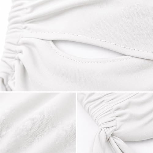 Jersey Hijab Undercap with Earhole, Slouchy Stretch Beanie Inner Caps, Breathable Under Scarf Liner Cap (1PC/3PC) - color: White+pink+beige