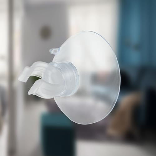 uxcell 20Pcs Aquarium Suction Cup Clips, 10mm Airline Tube Holders Clamps Cup Holder Sucker Tube Sucker for ID Airline Tubing Fish Tank, Clear - size: 10mm