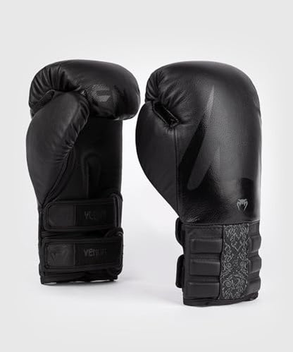 Venum Reverso Boxing Gloves - color: Black/Black, size: 14oz