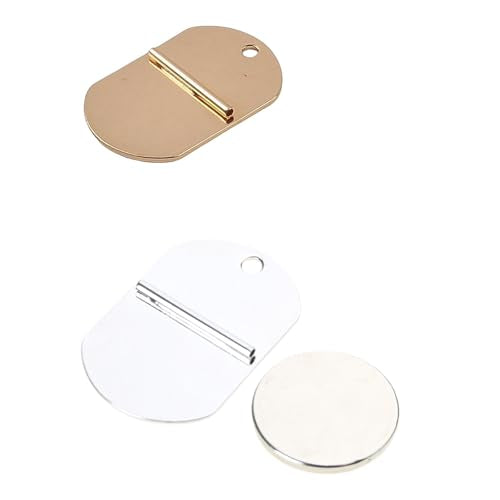 Harm Frees Clothing Magnet Buckle Hijab Shawl Pin Brooch Converter Badge Fastener Tool Fashion Accessories Thin Fabric Magnet - color: White