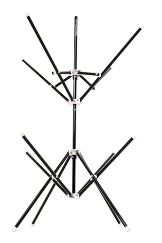 Hockey Gear Drying Rack - Heavy Duty Aluminum Collapsible Portable Sports Gear Drying Rack - Tree - Hockey Equipment Drying - Hockey Gifts - color: White