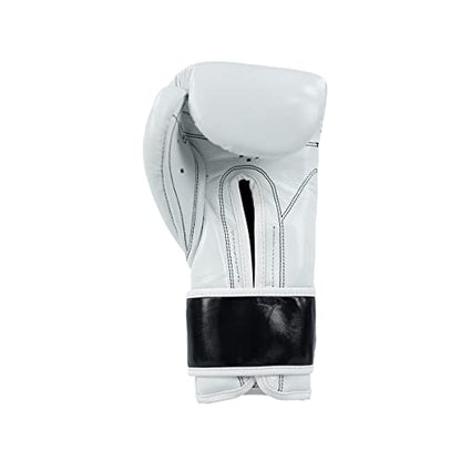 CLETO REYES Training Boxing Gloves with Hook and Loop Closure for Sparring and Heavy Punching Bags, Men and Women, MMA, Kickboxing, Muay Thai - color: White, size: 16oz.