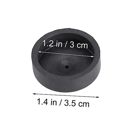 Happyyami Silicone Oxygen Pump Membrane for Aquarium 10 Pcs A5 Size Air Pump Accessories Fish Tank Oxygen Pump Replacement Black - size: 10pcs