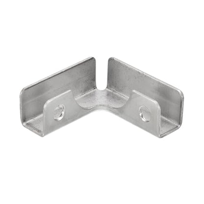 uxcell Glass Fixing Clip, 2pcs for 8-10mm 304 Stainless Steel L-Shaped Glass Connector Combination Bracket Reinforced Clamp for Glass Display Cabinet, Fish Tank - size: 8-10mm