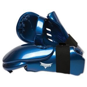 Proforce Thunder Double Layered Punches Karate Sparring Gloves - color: Blue, size: Child (Knuckle Width: 3-1/8" - 3-1/4")