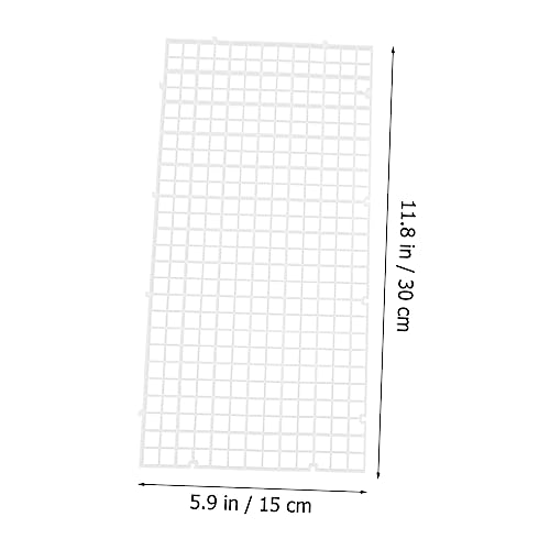 Abaodam 1set Fish Tank Divider Aquarium Isolation Board for Breeding Separation Transparent Cups for Fish Tank Supplies - color: Transparent
