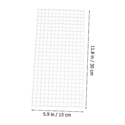 Abaodam 1set Fish Tank Divider Aquarium Isolation Board for Breeding Separation Transparent Cups for Fish Tank Supplies - color: Transparent