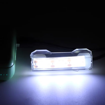 Mini Aquarium Light 0.5-2 Gallon Desktop Aquarium White USB LED Light - color: White