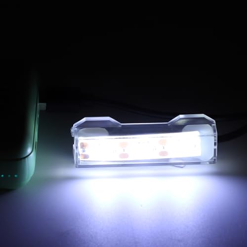 Mini Aquarium Light 0.5-2 Gallon Desktop Aquarium White USB LED Light - color: White