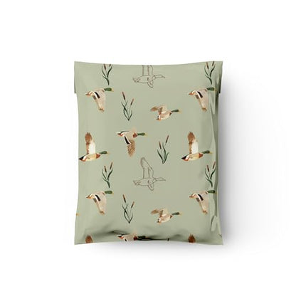 10x13 (100) Ducks Designer Poly Mailers Waterproof Self Sealing Tear Resistant Polymailers Shipping Envelopes Premium Printed Bags For Small Businesses - color: Ducks, size: 10x13