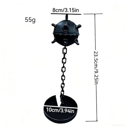 Floating Ornament with Suction Cup for Fish Tank, Decorative Item for Aquariums, Featuring an Underwater Torpedo Design Sea Mine