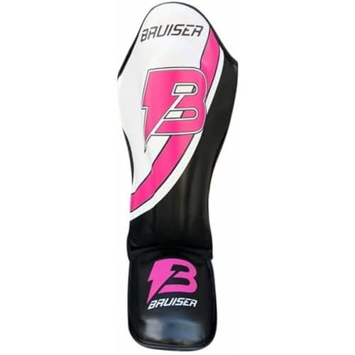 Shin Guards with Instep for MMA, Muay Thai, and Kickboxing, PU Leather, Leg and Instep Protection - size: Large