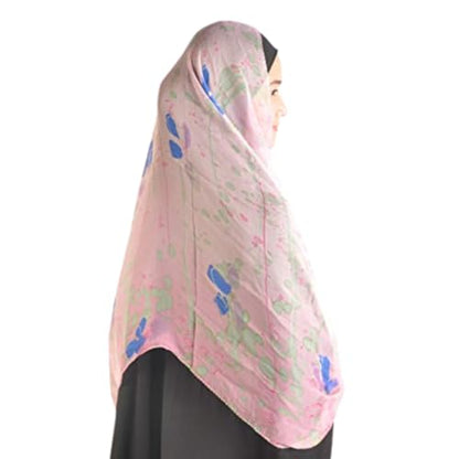 Mu Lan Prayer Dress | Instant Big Hijab | One Piece Easy Slip On Practical and Comfortable Cape (L Size)