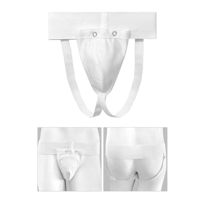 Groin Guard for Kickboxing Jockstrap Abdominal Protectors Grappling Gear for Men Boxing Martial Art Sparring Male Training Groin Guard - size: X-Large