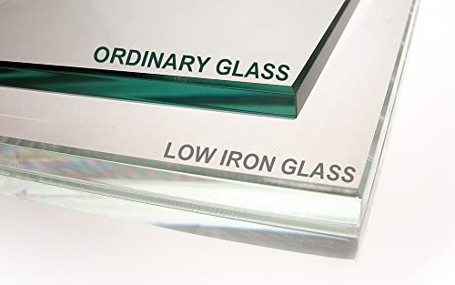 Allcolor Artisan Grade Ultra Clear Rimless Aquarium Tank (15Gal) | Low Iron Glass Fish Tank for Professional Aquascaping and Planted Layouts, 6-60 Gallons (15Gal-Top Glass Canopy) - size: 15Gal 20.8"L×11.8"W×14.1"H