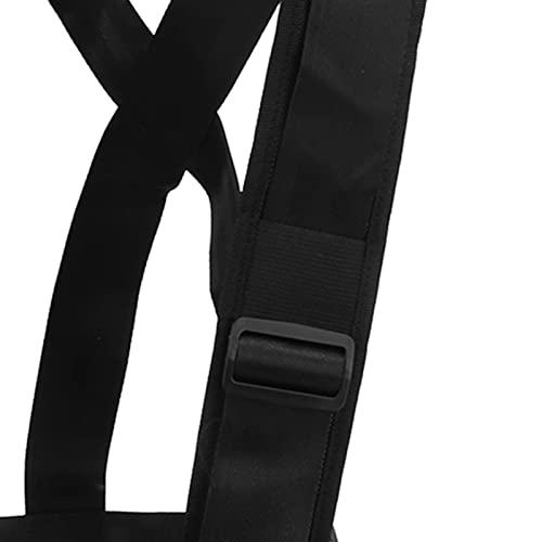 Sled Pulling Strap with Padded Shoulder Harness, Heavy Duty Nylon Resistance Training Equipment for Tire Sled Drag, Strength and Speed Workout for Football Runners