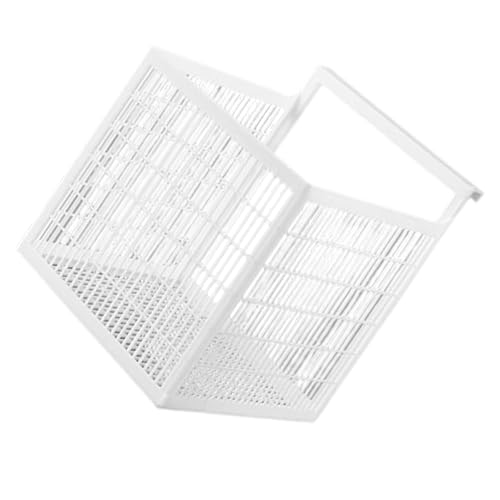 Aquarium Fry Breeding Box with Ventilation Holes Oxygen Easy Mount Easy to Mount Fish Isolation Tanks - color: White