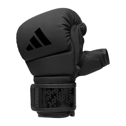 Adidas Sparring Training Gloves Boxing MMA Martial Arts Kickboxing Impact-Absorbing Protection Black S/M or L/XL - color: Black S/M