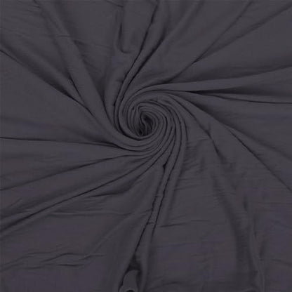 Hijab Scarf for Women Soft Cotton Muslim Jersey Hijab Head Wrap Scarves Fashion Long Scarf Shawls - color: Dark Grey