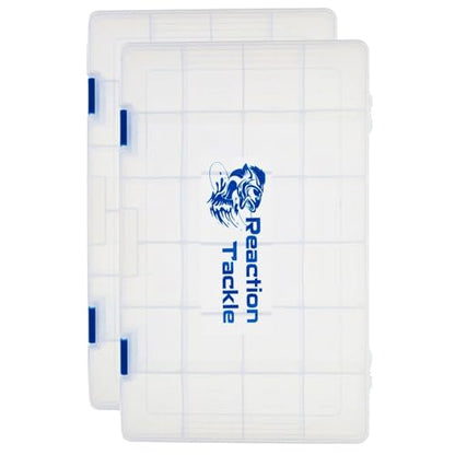 Reaction Tackle Tackle Box Trays, Utility Storage Boxes for Fishing Tackle, Lures, Hooks & Baits – Fits Tackle Bags and Tackle Boxes - color: 3700 Trays (2-pack)