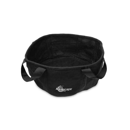 Aquascape Heavy Duty Aquatic Plant Pot with Handles, Non-Woven Geotextile, 16 inch Dia (40.6 cm), Black 47004 - size: 16 Inch Dia.