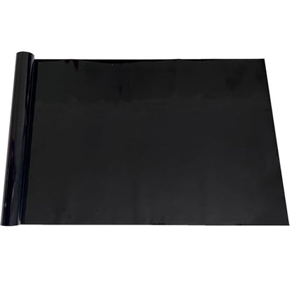 XCNO Black Aquarium Background Fish Tank Film, Static Cling, 31.5 x 17.7 in | Glue-Free, Thickened Waterproof Vinyl, Total Light Blockout, Makes Fish Colors Pop, Easy to Install and Remove, Reusable - size: 31.5" x 17.7" In
