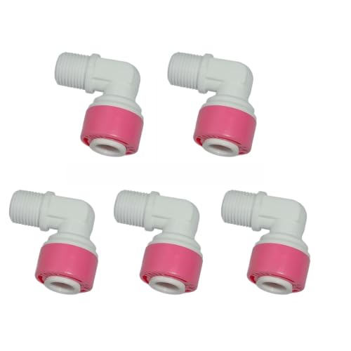 Malida 1/4 OD Check Valve 1/8 Male Thread for RO Membrane Housing,5 pack. | 1/8 male thread fits RO membrane shell for water filter system - color: 1/8" male check valve