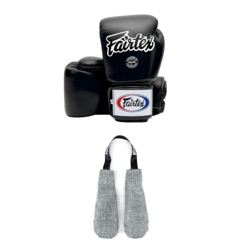 Fairtex BGV1 Boxing Gloves with Deodorizer Inserts | Shock Absorbent Gloves + Odor & Moisture Absorber for Boxing, MMA, Muay Thai | Perfect Bundle for Clean & Durable Gear