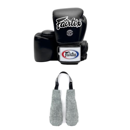 Fairtex BGV1 Boxing Gloves with Deodorizer Inserts | Shock Absorbent Gloves + Odor & Moisture Absorber for Boxing, MMA, Muay Thai | Perfect Bundle for Clean & Durable Gear