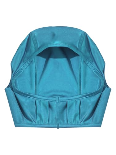 Wrestling Hair Cover Cap | Universal Fit for Any Headgear for Grappling, Wrestling, Judo & Jiu Jitsu/BJJ - color: Light Blue