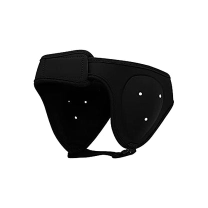 TMA Ear Guards for Grappling, BJJ and Wrestling, Neoprene Padded Headgear for Boxing Training, Sparring, Fighting, Martial Arts with Adjustable Strap, Ear Protection for Rugby, Judo, Jiu Jitsu - color: Black