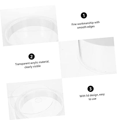 Kisangel Fish Box Floating Aquarium Breeding Box Acrylic Fish Separator for Easy Observation Durable Floating Design Hatchery - color: White