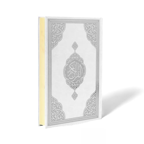 FURKAN The Noble Qur'an Arabic Large Size, Al Quran Al Karim, Islamic Gift, Gift for Men & Women, (6.7x9.5″) Hardcover Quran - Gray - color: Gray