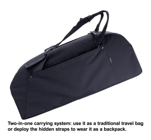 85L Military-Style Duffle Backpack, Rigid Panels | 85L 600D military-style duffle with rigid bottom and side panels for deployment, camping, hunting, road trips, and go-bags - color: Black