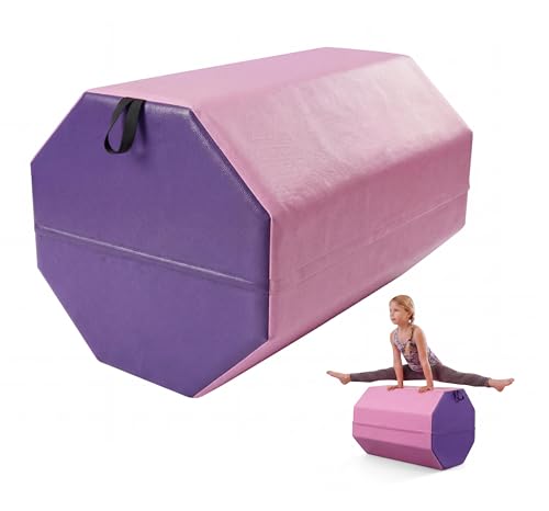 19"X19"X23" Octagon Mat Gymnastics, with High-Density Foam & Waterproof Cover, Skill Shape Tumbling Mat Gymnastics Octagon, Octagon Tumbling Mat Somersault Backbend Trainer for Gymnastics, Cheerleading & Martial Arts - size: 19"X19"X23"