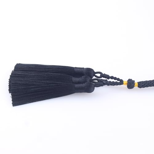 Muslims Islamic Dhikr 99 Tasbeeh Tasbih Prayer Beads, Black Wood Beads with Tassel