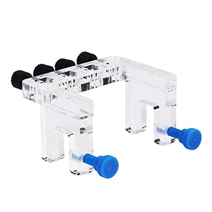 Aquarium Pipe Clip Clamp Holder, Aquarium dosing Pump tubing Holder, Acrylic Aquarium Soft Tube Fixture Holder for Holding Dosing Pump Soft Hose