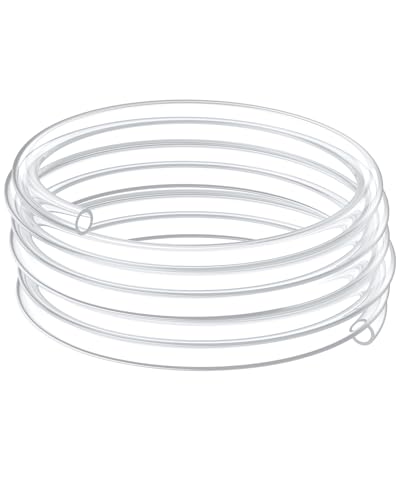 Pawfly 9.8 Feet Aquarium Airline Tubing, ID 3/8" Clear PVC Flexible Plastic Tube for Aquarium Garden Pond Fountain - size: 3/8" ID, style: 9.8 Feet